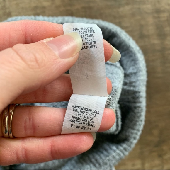 Aerie roll down gray  high waist joggers - Picture 6 of 8